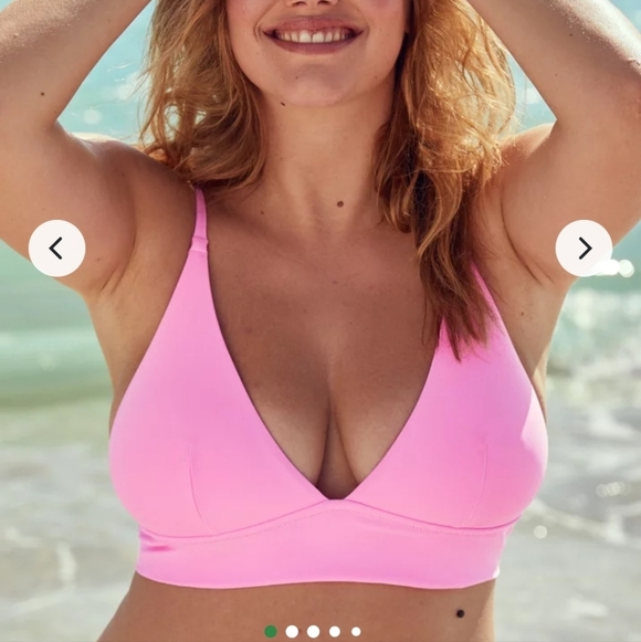Aerie Longline Bikini Set | Best Buds Pink | XXS Top & Bottom | EUC - Picture 4 of 8